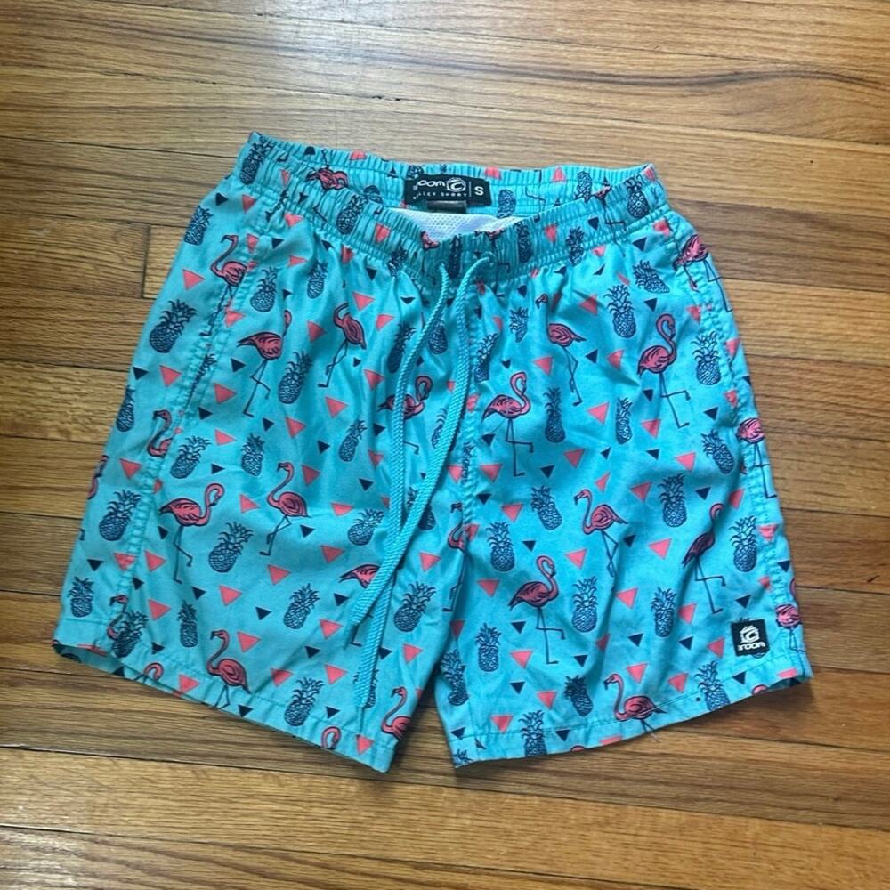 The Room Boys Volley Shorts Sailboats on Navy
